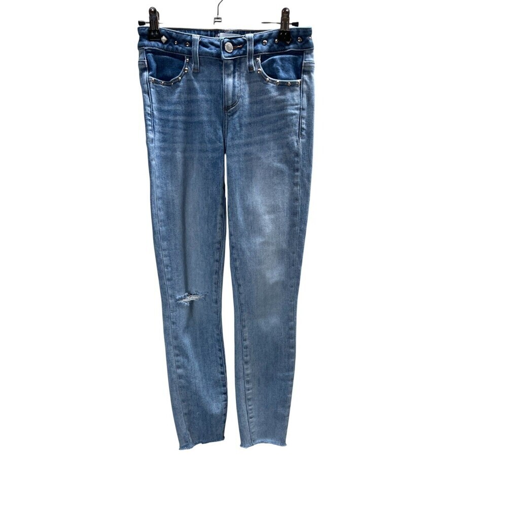 Paige Jeans Women's Size 24 Blue Verdugo Ankle Cotton Blend